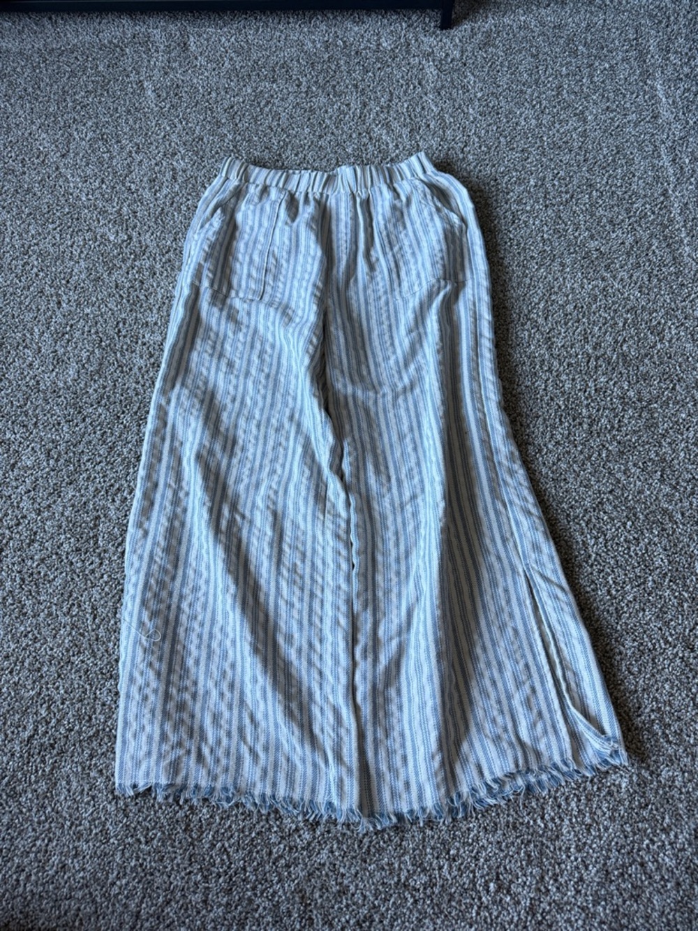 Wishlist Blue and White Striped Lightweight Pants